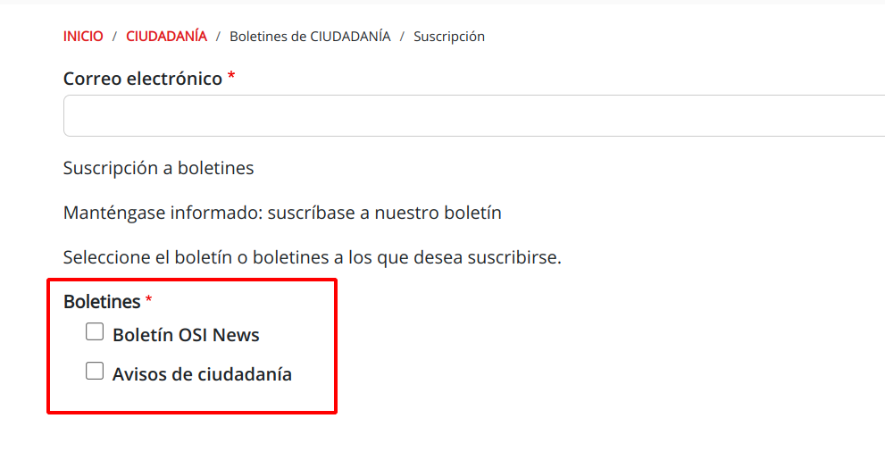 Boletines incibe
